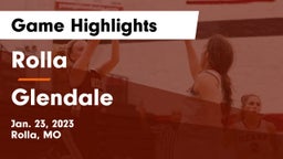 Rolla  vs Glendale  Game Highlights - Jan. 23, 2023