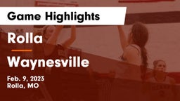 Rolla  vs Waynesville  Game Highlights - Feb. 9, 2023