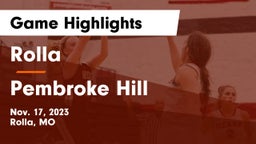 Rolla  vs Pembroke Hill  Game Highlights - Nov. 17, 2023
