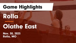 Rolla  vs Olathe East  Game Highlights - Nov. 30, 2023