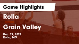 Rolla  vs Grain Valley  Game Highlights - Dec. 29, 2023