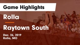 Rolla  vs Raytown South  Game Highlights - Dec. 26, 2019