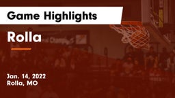 Rolla  Game Highlights - Jan. 14, 2022