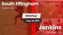Matchup: South Effingham vs. Jenkins  2018