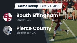 Recap: South Effingham  vs. Pierce County  2018