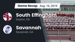 Recap: South Effingham  vs. Savannah  2019