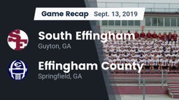 Recap: South Effingham  vs. Effingham County  2019