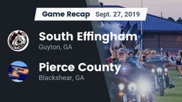 Recap: South Effingham  vs. Pierce County  2019
