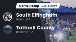 Recap: South Effingham  vs. Tattnall County  2019