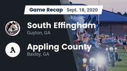 Recap: South Effingham  vs. Appling County  2020