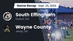 Recap: South Effingham  vs. Wayne County  2020