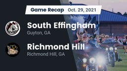 Recap: South Effingham  vs. Richmond Hill  2021