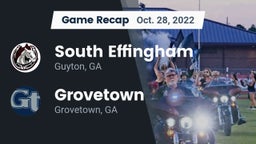 Recap: South Effingham  vs. Grovetown  2022
