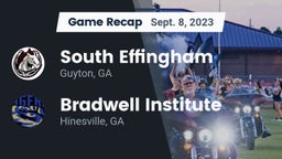 Recap: South Effingham  vs. Bradwell Institute 2023