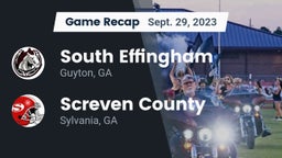 Recap: South Effingham  vs. Screven County  2023