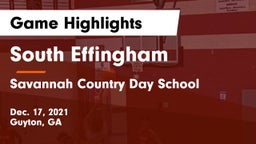 South Effingham  vs Savannah Country Day School Game Highlights - Dec. 17, 2021