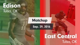 Matchup: Edison  vs. East Central  2016
