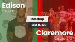 Matchup: Edison  vs. Claremore  2017