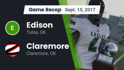 Recap: Edison  vs. Claremore  2017