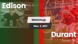 Matchup: Edison  vs. Durant  2017