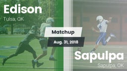 Matchup: Edison  vs. Sapulpa  2018