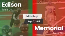 Matchup: Edison  vs. Memorial  2018