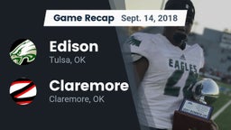 Recap: Edison  vs. Claremore  2018