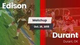 Matchup: Edison  vs. Durant  2018