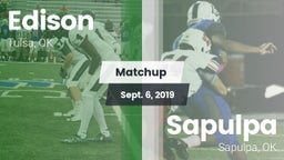 Matchup: Edison  vs. Sapulpa  2019