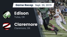 Recap: Edison  vs. Claremore  2019