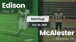 Matchup: Edison  vs. McAlester  2019