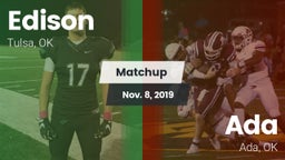 Matchup: Edison  vs. Ada  2019