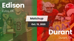 Matchup: Edison  vs. Durant  2020