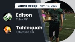 Recap: Edison  vs. Tahlequah  2020