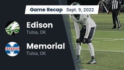 Recap: Edison  vs. Memorial  2022