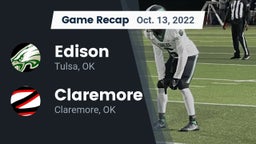 Recap: Edison  vs. Claremore  2022