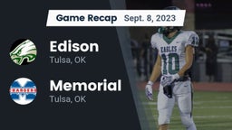 Recap: Edison  vs. Memorial  2023