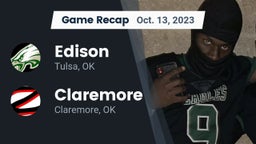 Recap: Edison  vs. Claremore  2023
