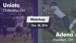 Matchup: Unioto  vs. Adena  2016