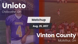 Matchup: Unioto  vs. Vinton County  2017