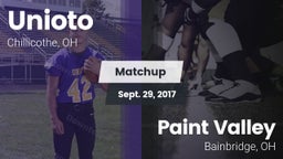 Matchup: Unioto  vs. Paint Valley  2017