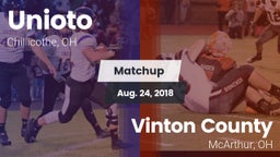 Matchup: Unioto  vs. Vinton County  2018