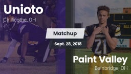 Matchup: Unioto  vs. Paint Valley  2018