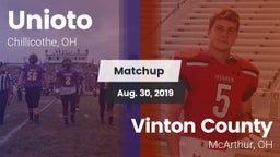 Matchup: Unioto  vs. Vinton County  2019