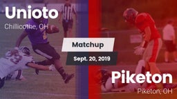 Matchup: Unioto  vs. Piketon  2019