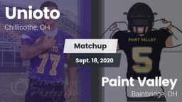 Matchup: Unioto  vs. Paint Valley  2020