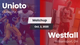 Matchup: Unioto  vs. Westfall  2020