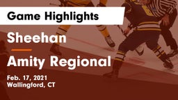 Sheehan  vs Amity Regional  Game Highlights - Feb. 17, 2021