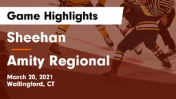 Sheehan  vs Amity Regional  Game Highlights - March 20, 2021