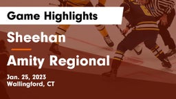 Sheehan  vs Amity Regional  Game Highlights - Jan. 25, 2023